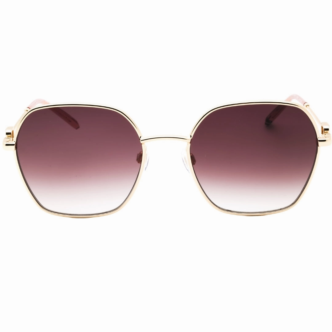 Tommy Hilfiger Brown Gradient Lens Gold Sunglasses