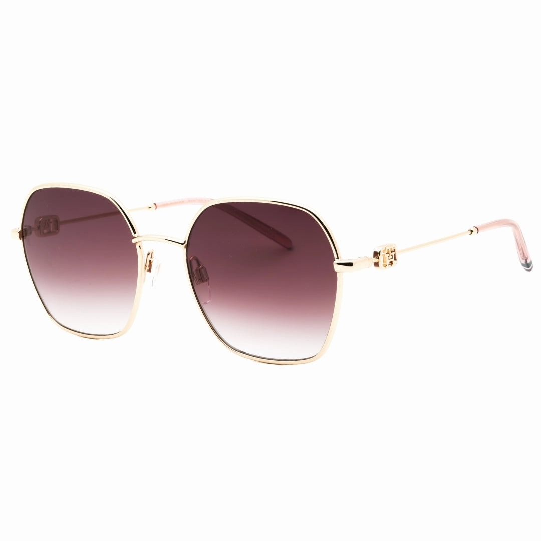 Tommy Hilfiger Brown Gradient Lens Gold Sunglasses