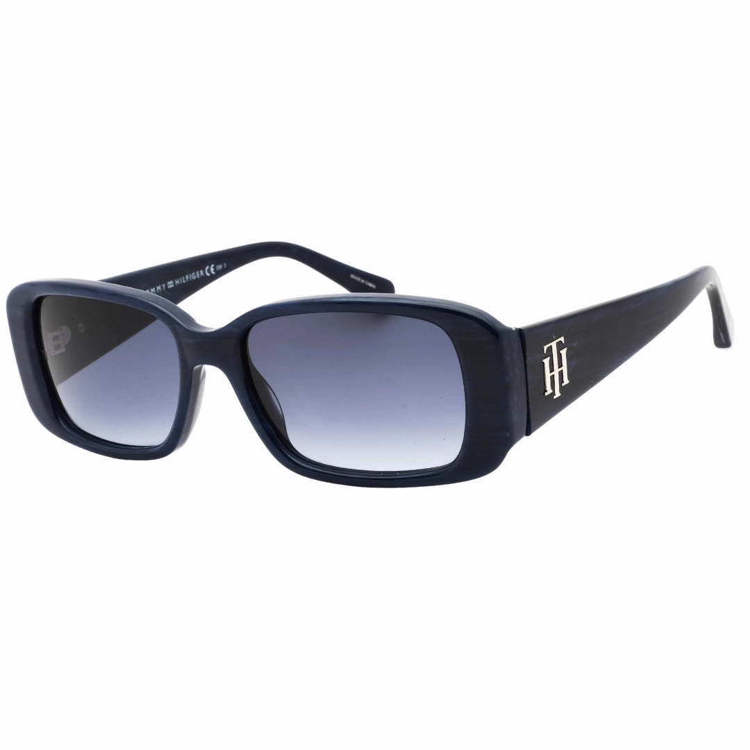 Tommy Hilfiger Dark Blue SF Lens Marble Blue Sunglasses