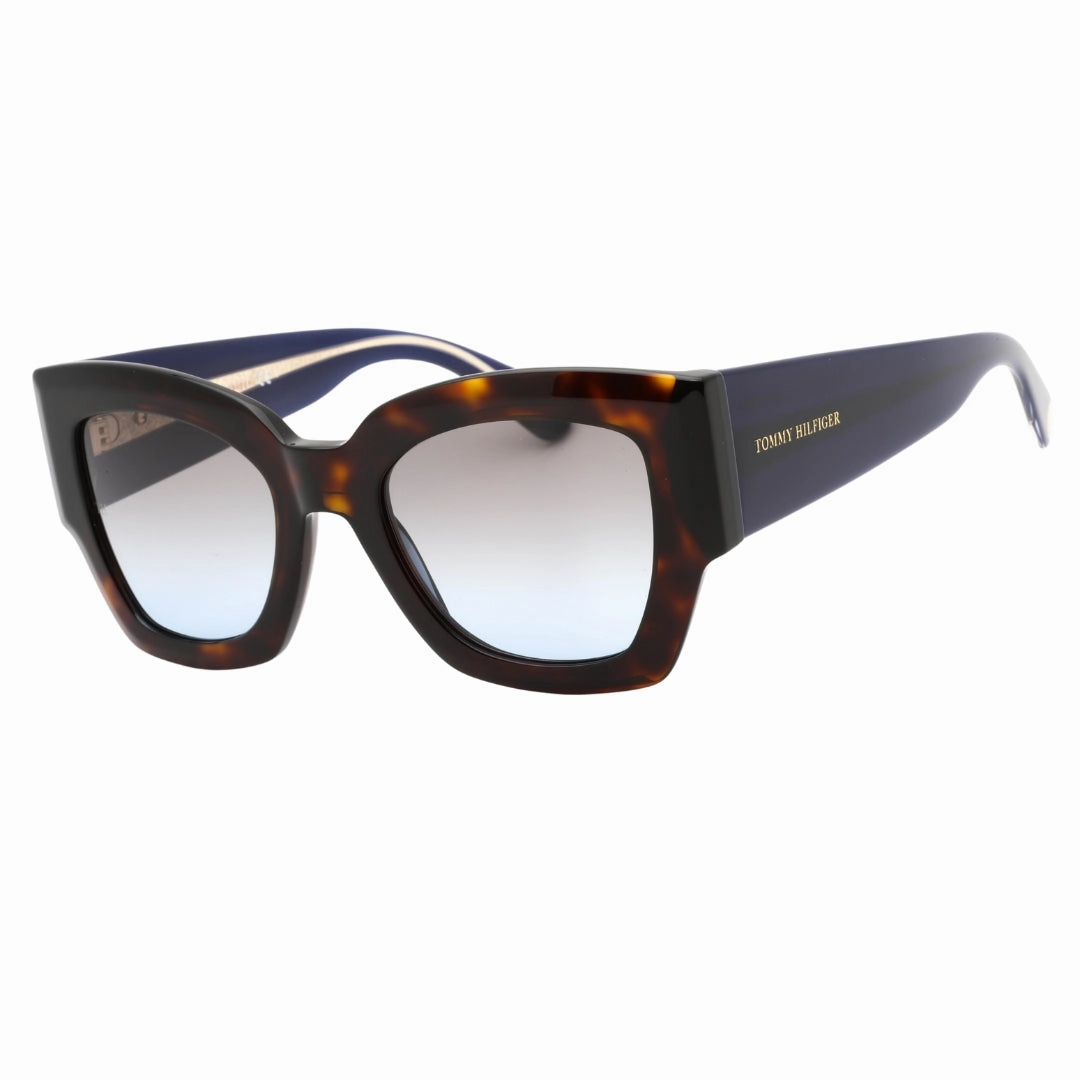Tommy Hilfiger Thick Framed Dark Havana Brown Sunglasses