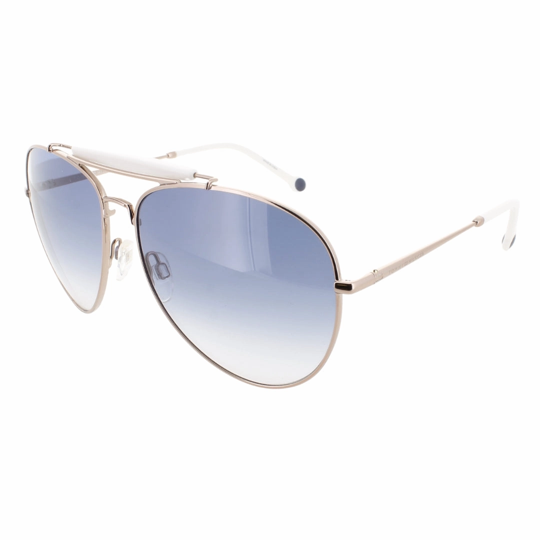 Tommy Hilfiger White Bar Gold Sunglasses
