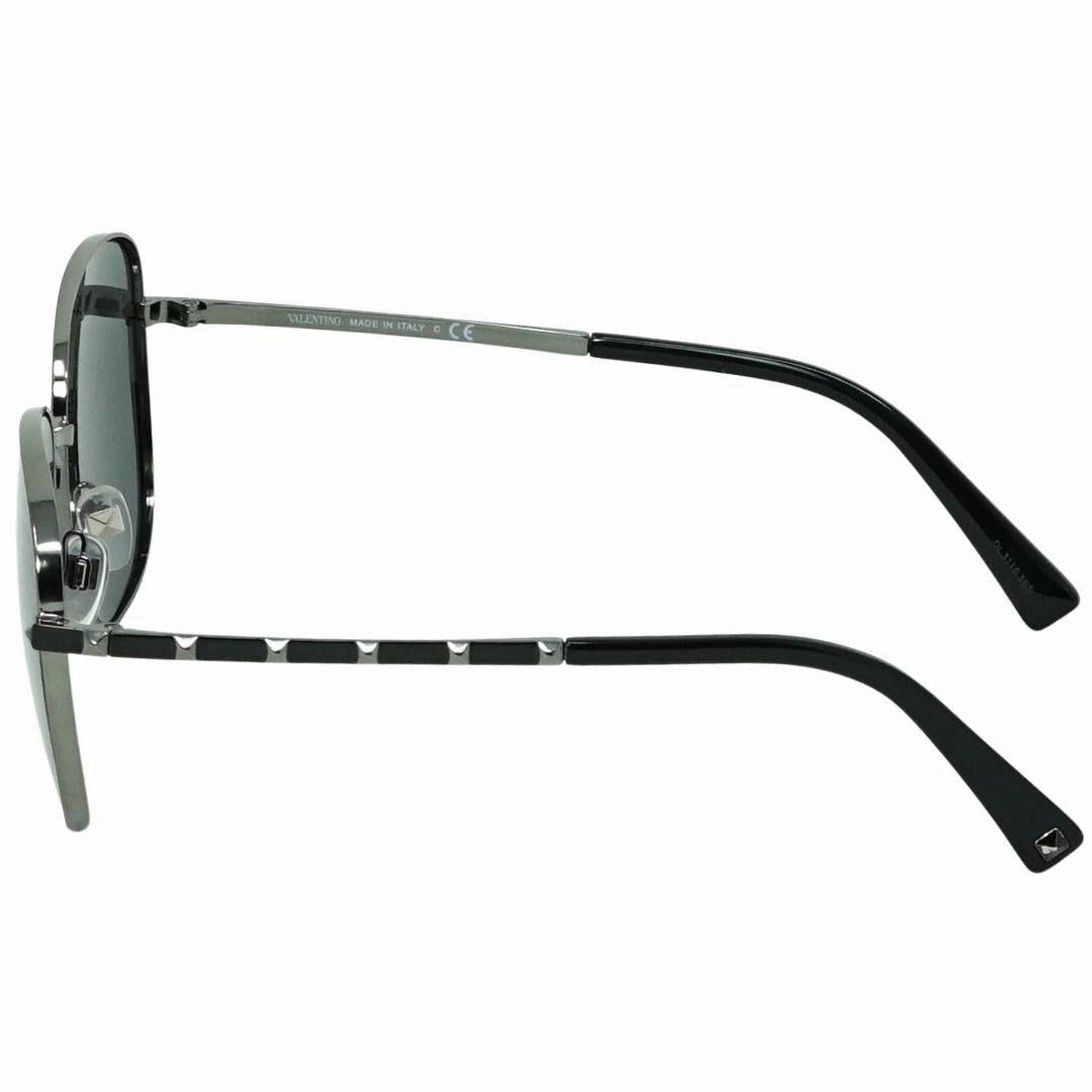 Valentino Garavani Va2046 303987 Brand Stud Silver Sunglasses