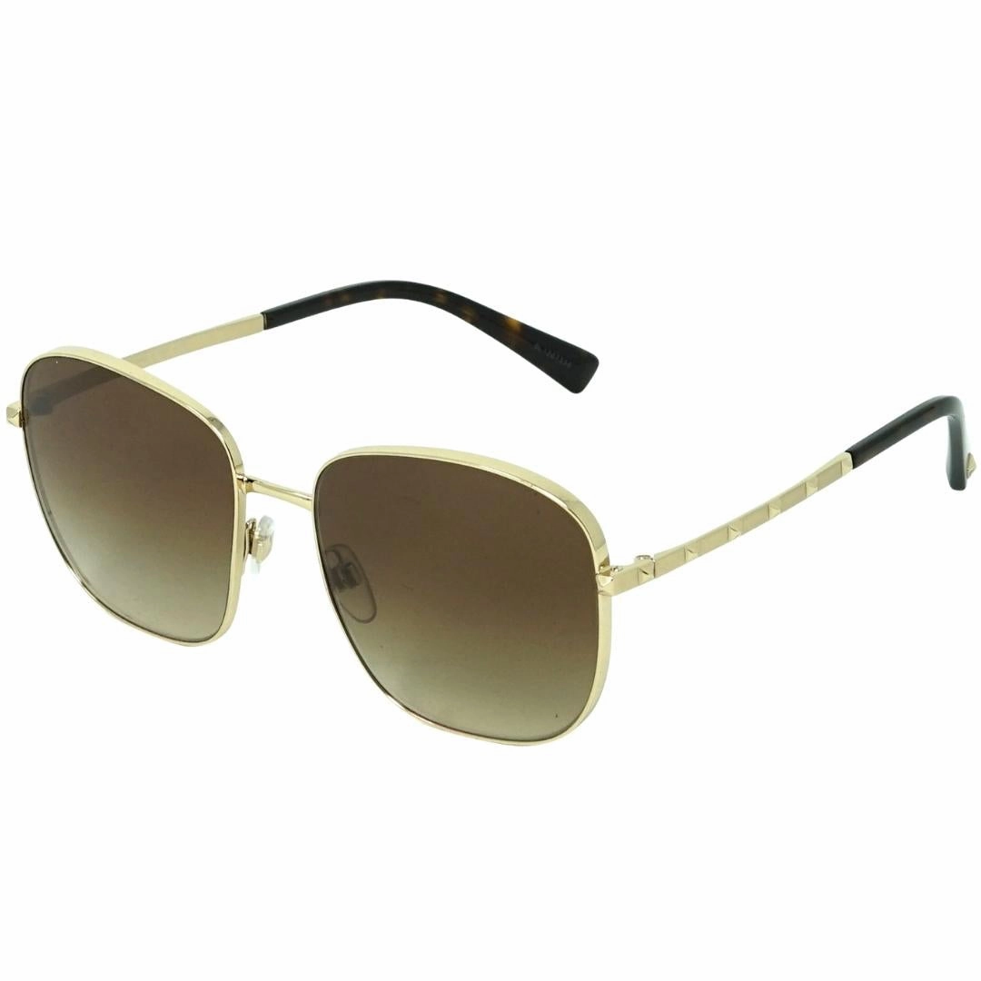 Valentino Garavani Va2046 306713 Brand Stud Gold Sunglasses